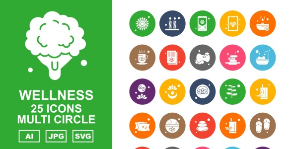 Набор иконок на тему nature