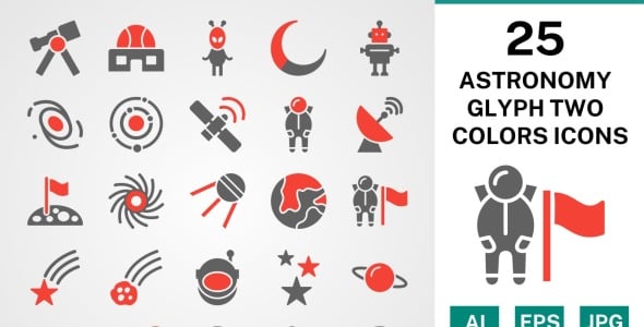 Набор иконок на тему science