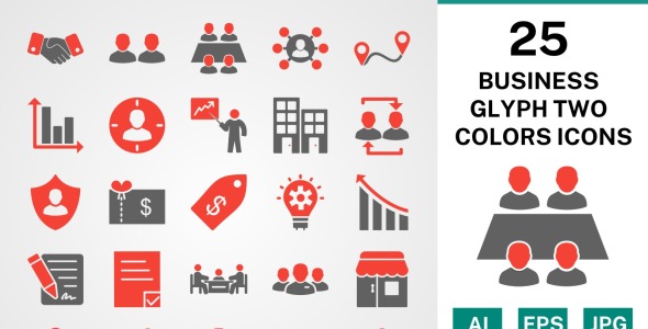 Набор иконок на тему business