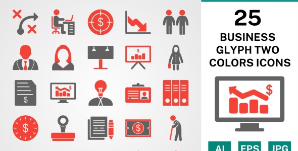 Набор иконок на тему business