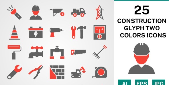 Набор иконок на тему industrial