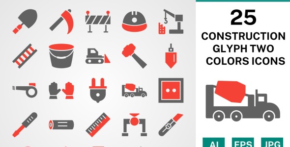 Набор иконок на тему industrial