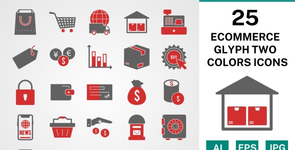 Набор иконок на тему shopping