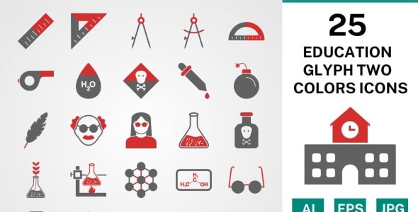 Набор иконок на тему science