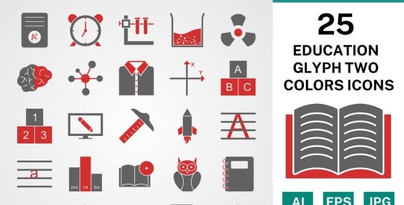 Набор иконок на тему science