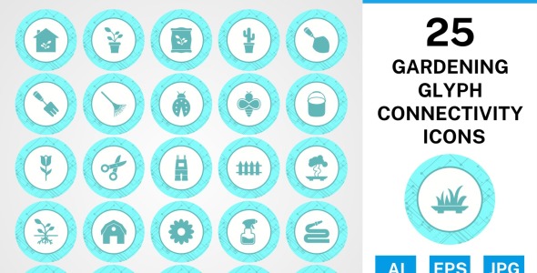 Набор иконок на тему nature