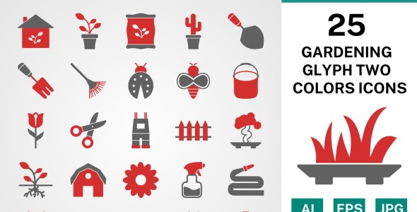 Набор иконок на тему nature