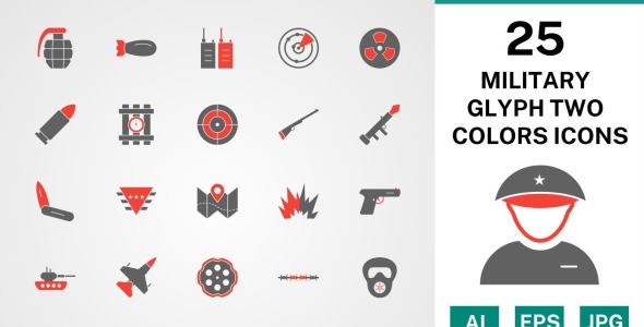 Набор иконок на тему military