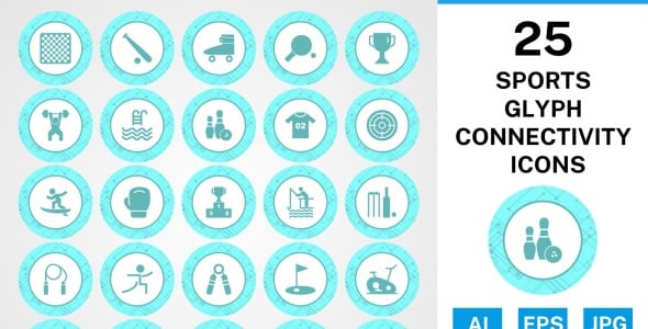 Набор иконок на тему sports