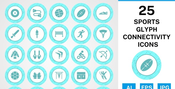 Набор иконок на тему sports