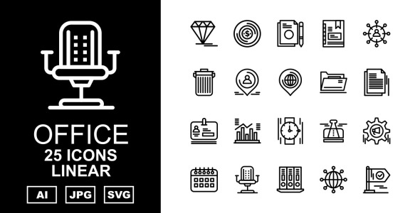 Набор иконок на тему финансы