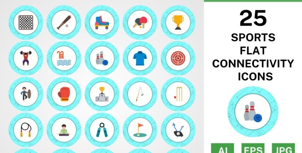 Набор иконок на тему sports