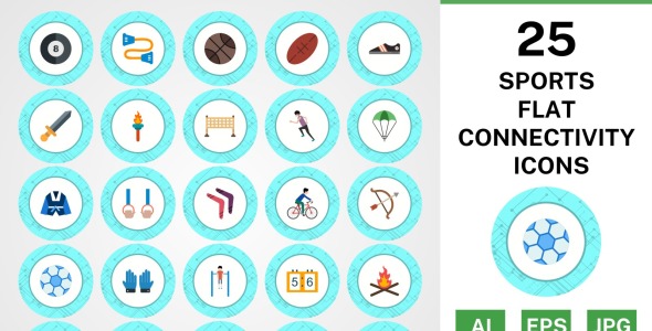 Набор иконок на тему sports