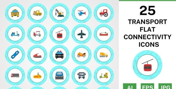 Набор иконок на тему transport