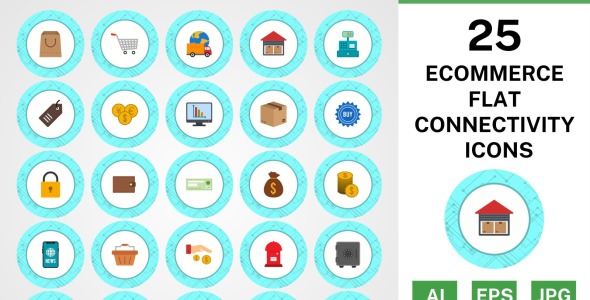 Набор иконок на тему shopping