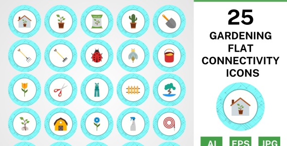 Набор иконок на тему nature