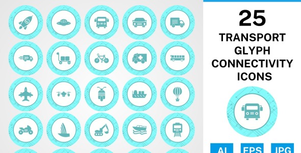 Набор иконок на тему transport