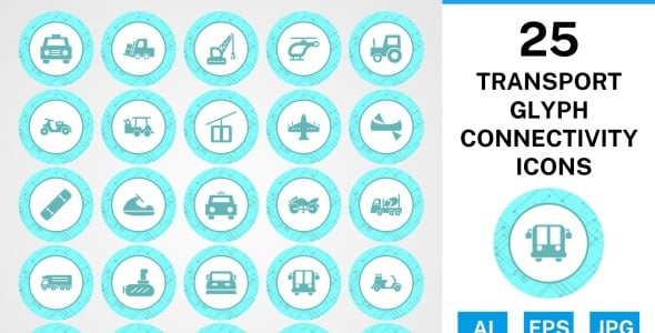 Набор иконок на тему transport