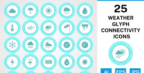 Набор иконок на тему weather