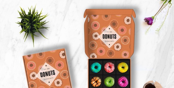 Мокап для продукта на тему графика