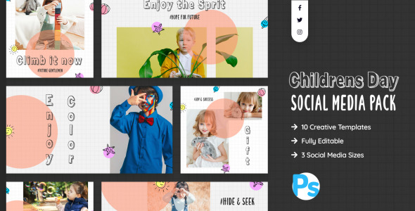 Шаблон для соцсетей на тему графика