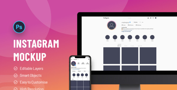 Мокап для продукта на тему графика