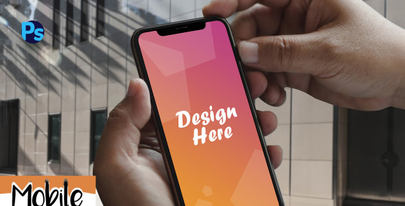 Мокап для продукта на тему графика