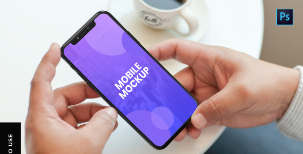 Мокап для продукта на тему графика