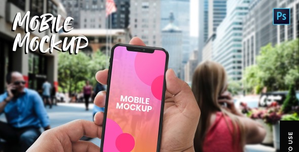 Мокап для продукта на тему графика