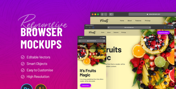 Мокап для продукта на тему графика