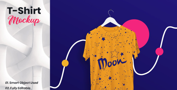 Мокап для продукта на тему графика