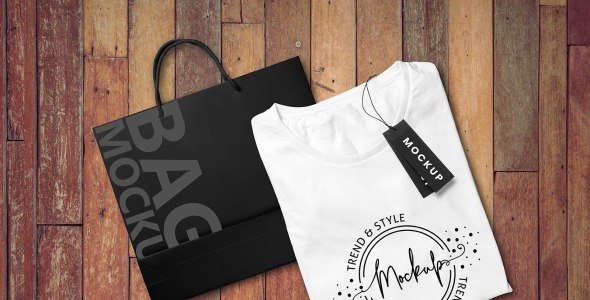 Мокап для продукта на тему графика