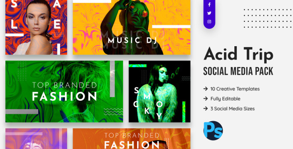 Шаблон для соцсетей на тему графика