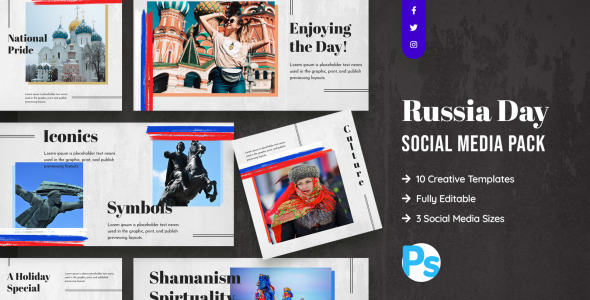 Шаблон для соцсетей на тему графика