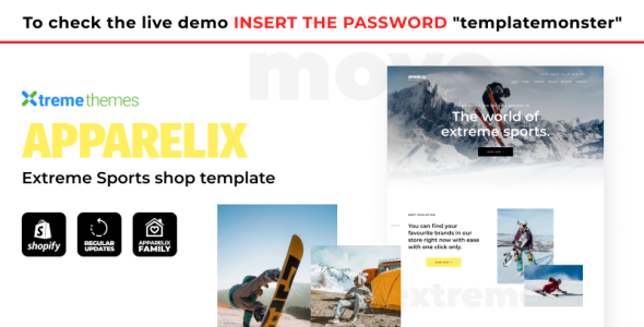 Extreme Sports Shop Shopify Theme