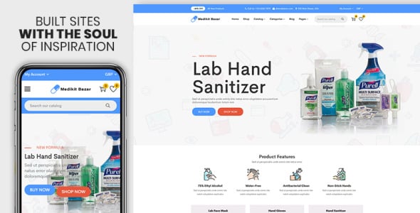 The Medicine &amp; Medical Equipments Premium Shopify Theme