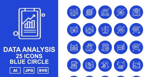 Набор иконок на тему data