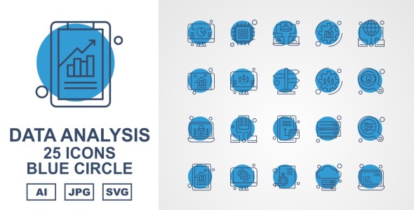 Набор иконок на тему data