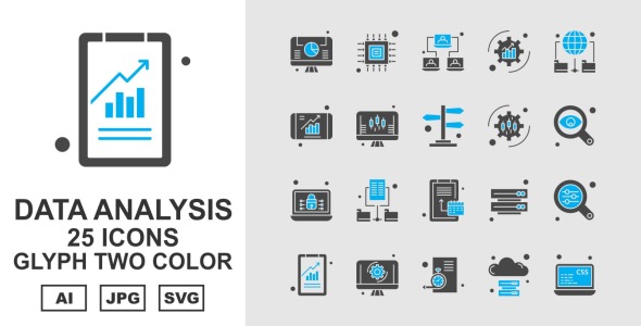Набор иконок на тему data