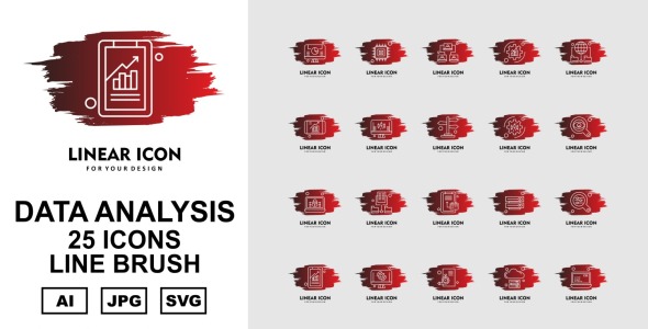 Набор иконок на тему data