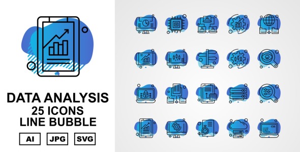 Набор иконок на тему data
