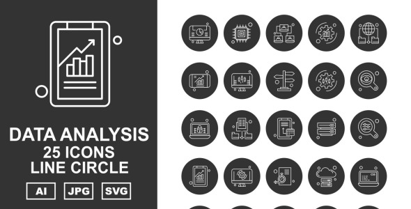Набор иконок на тему data