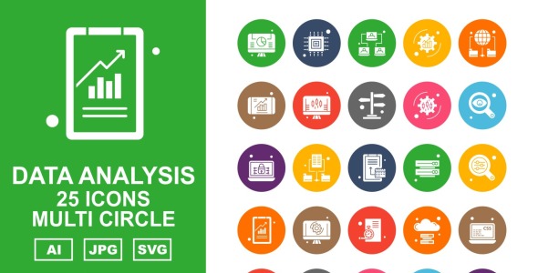 Набор иконок на тему data