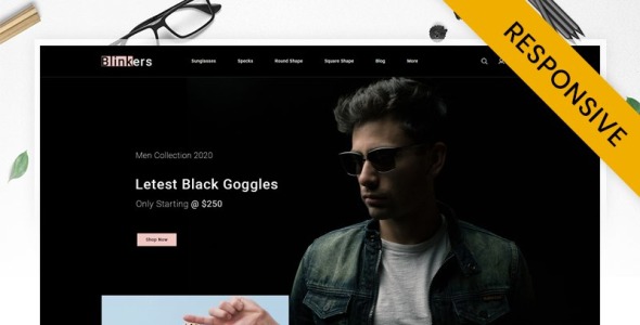 Goggles Store PrestaShop Theme
