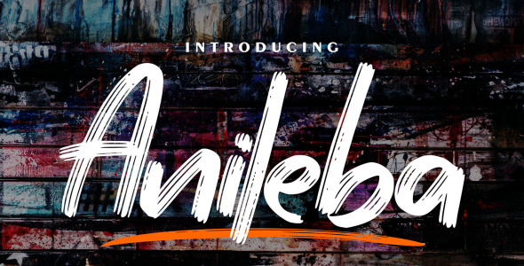 Шрифт на тему графика