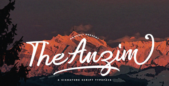 Шрифт на тему графика