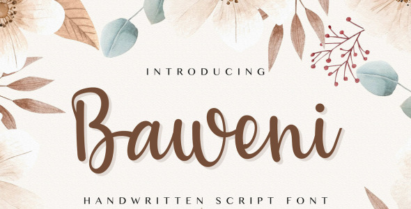 Шрифт на тему графика