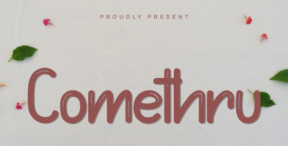 Шрифт на тему графика