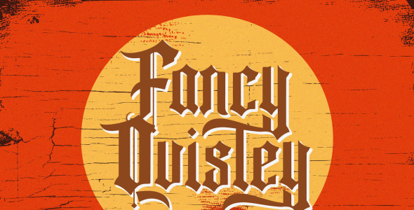 Шрифт на тему графика