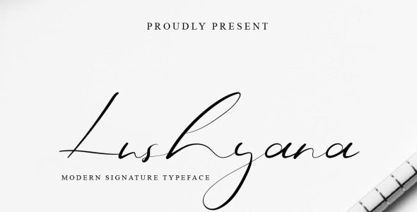 Шрифт на тему графика